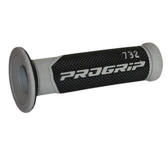manopole motard pro grip road 732 grigie open end