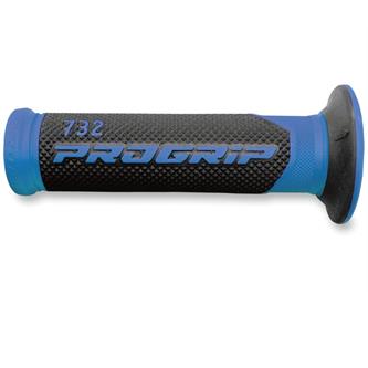 manopole motard pro grip road 732 blu open end
