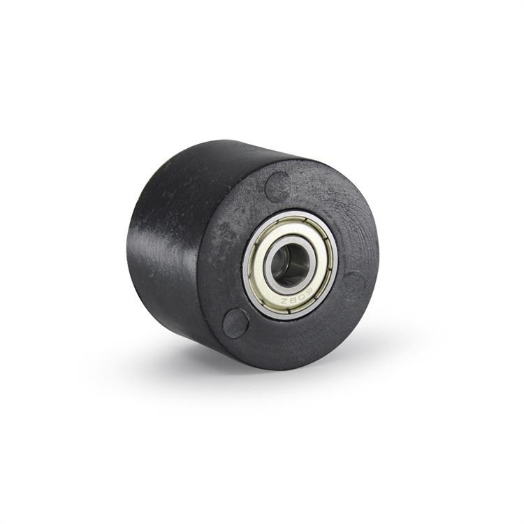 Rullino scorri catena enduro Nero diametro 41 spessore 28 foro 8 mm
