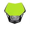 Maschera portafaro V-Face Giallo fluo-Nero in Plastiche Enduro