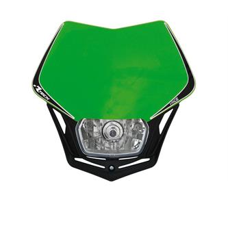 maschera portafaro v face verde nero