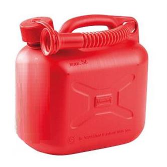tanica carburante con travasatore omologata rossa 5 lt