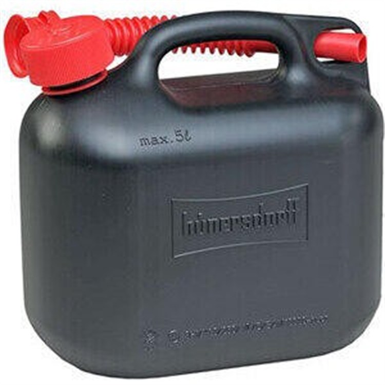 Tanica carburante con travasatore omologata Nero 5 LT