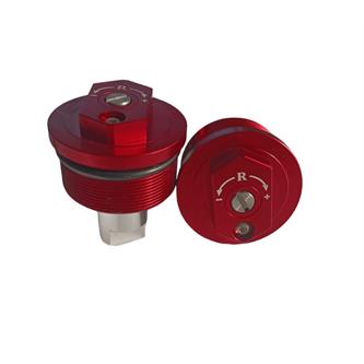 coppia tappi forcella regolabili pitbike