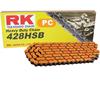 Catena RK 428 140 maglie ARANCIONE in Trasmissione