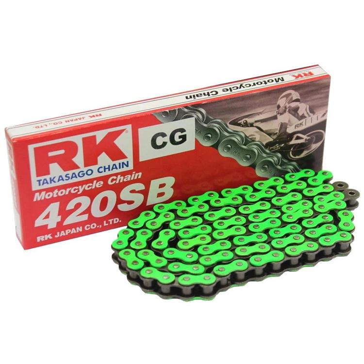 Catena RK 420 140 maglie VERDE