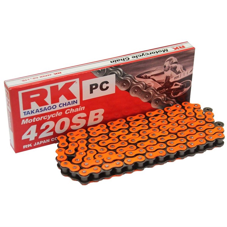 Catena RK 420 140 maglie Arancione
