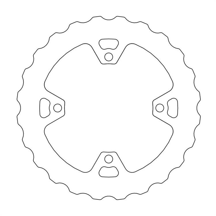 Disco freno Moto Master Nitro KTM 85 SX (2021-2025) posteriore pieno