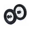 Set ruote pit bike 17/14 con cuscinetti 15mm in Cerchi e Gomme