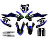 Kit grafiche KTM SX 65 (16-23) Monster Blu in Grafiche Minicross Personalizzabili