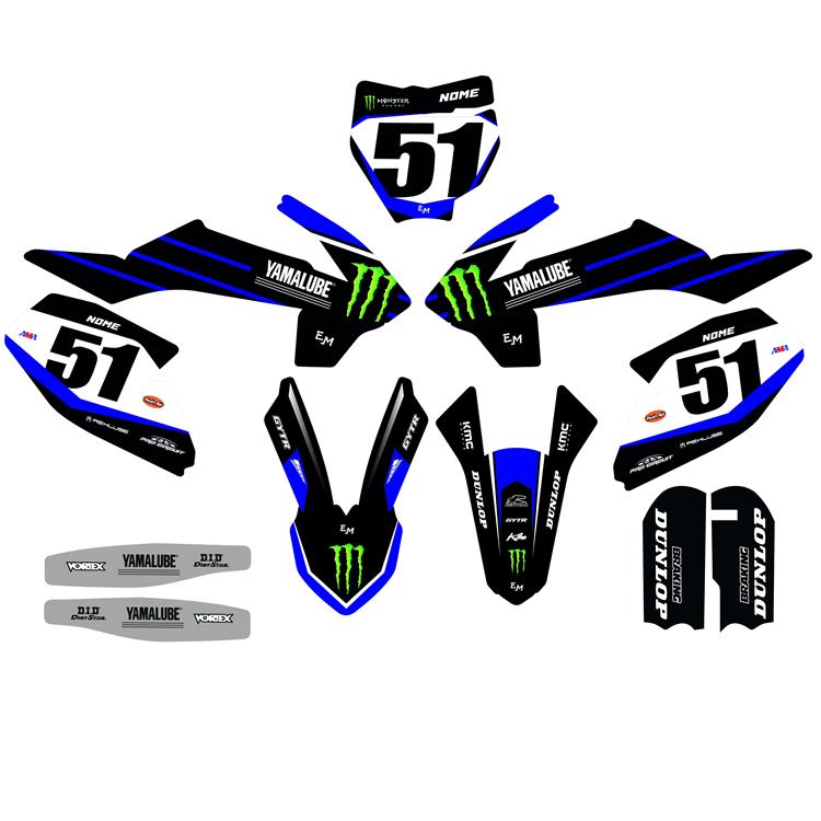 Kit grafiche KTM SX 65 (16-23) Monster Blu