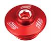 Tappo Olio di carico Honda CRF 150 R (2007-2027) Rosso in HONDA CRF150 4t