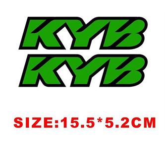 set adesivi forcella kayaba verdi