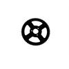 Corona miniquad mini atv 68 denti in Ricambi miniquad 2T a strappo