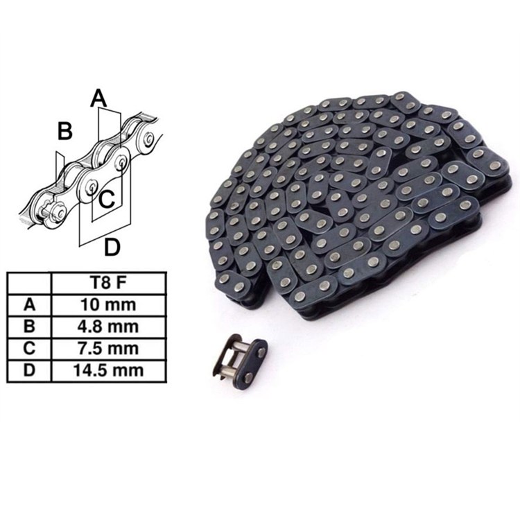 Catena TF8 134 maglie monopattino-minicross-minquad