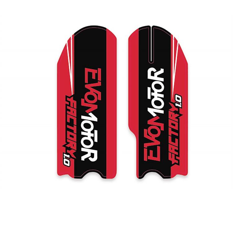 Grafica parasteli pit bike Evomotor Rosso