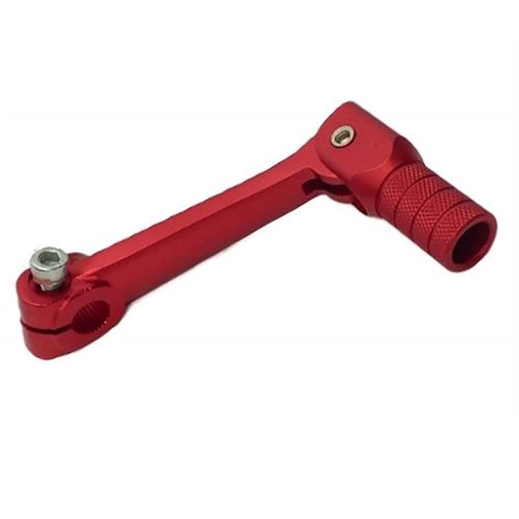 Pedalina cambio pit bike corta CNC Rosso