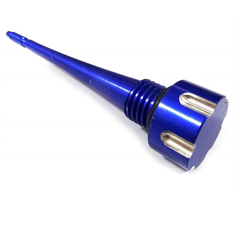 Asta olio CNC Blu motore pit bike