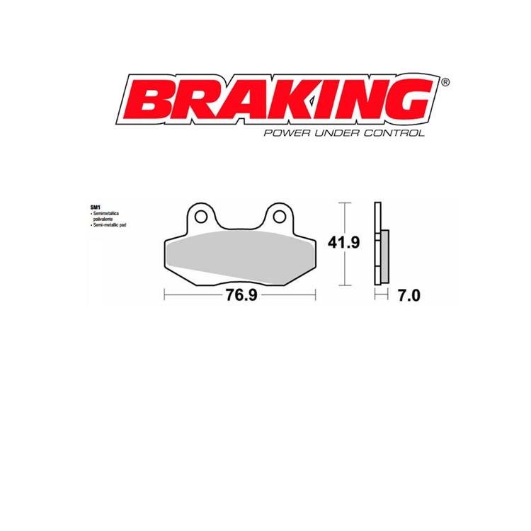 Pastiglie freno E Braking SM1 