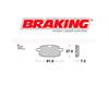 Pastiglie freno H Braking SM1 in Freni