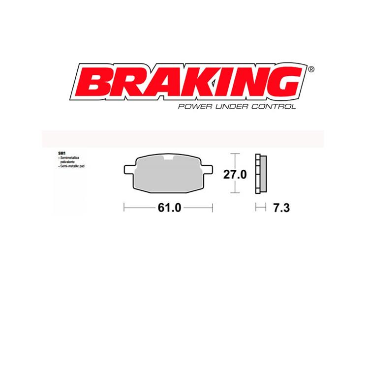 Pastiglie freno H Braking SM1