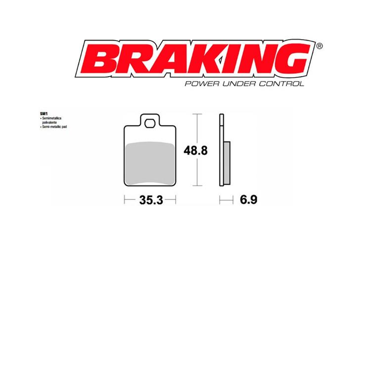 Pastiglie freno D Braking  SM1 