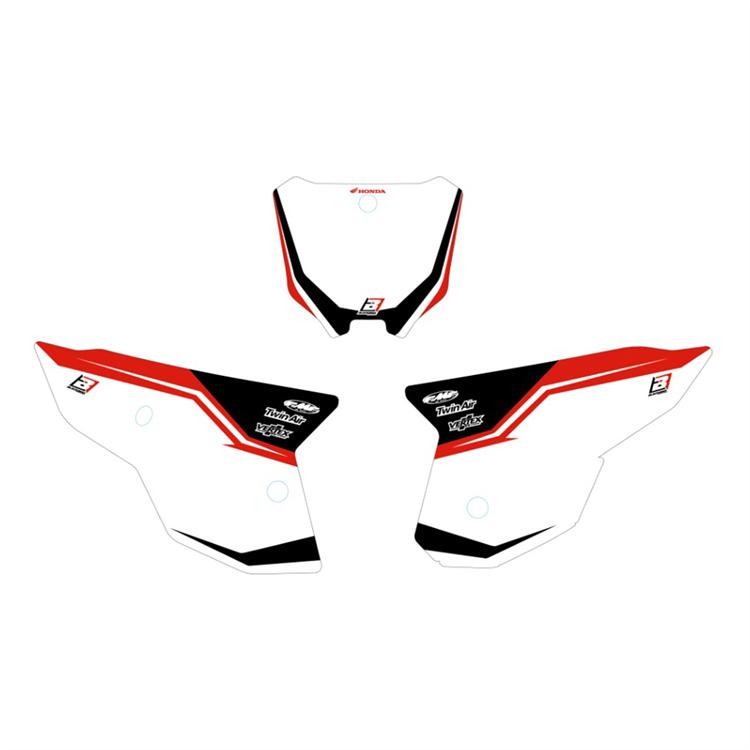 Adesivi portanumero Honda CRF 450 R (2021-2024)
