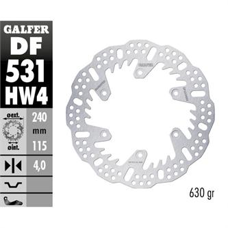 disco freno galfer wave husaberg 300 te 2011 2014 posteriore maggiorato