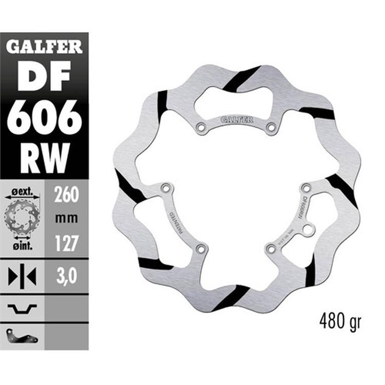 Disco freno Galfer Shark Beta Xtrainer 300 (2015-2025) posteriore - 4 mm