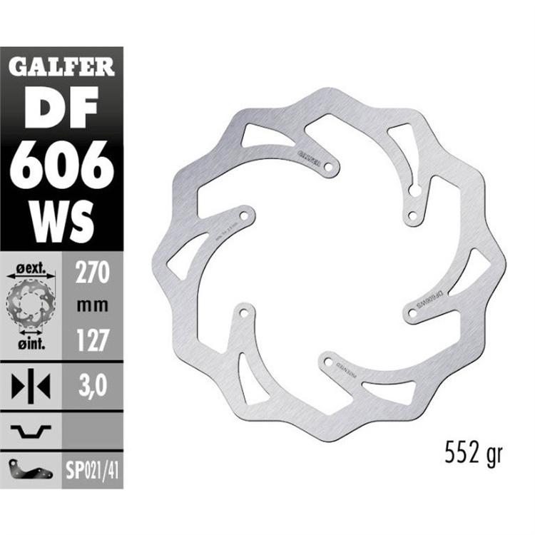 Disco freno Galfer Wave KTM 250 SX-F (2006-2025) anteriore maggiorato