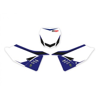 adesivi portanumero yamaha yz 125 2022 2024