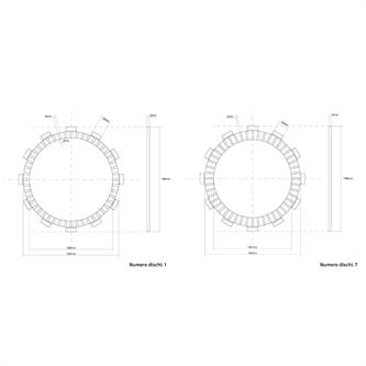 dischi frizione guarniti fcc suzuki rmz 250 2004 2025