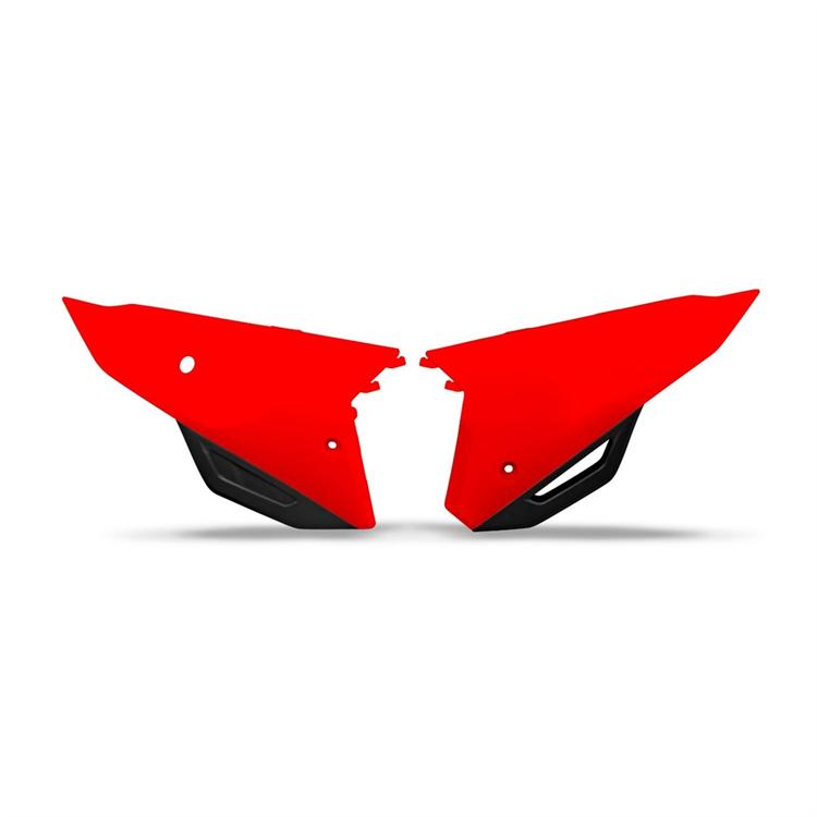 Fianchetti portanumero Honda CRF 450 R (2021-2024) Rosso
