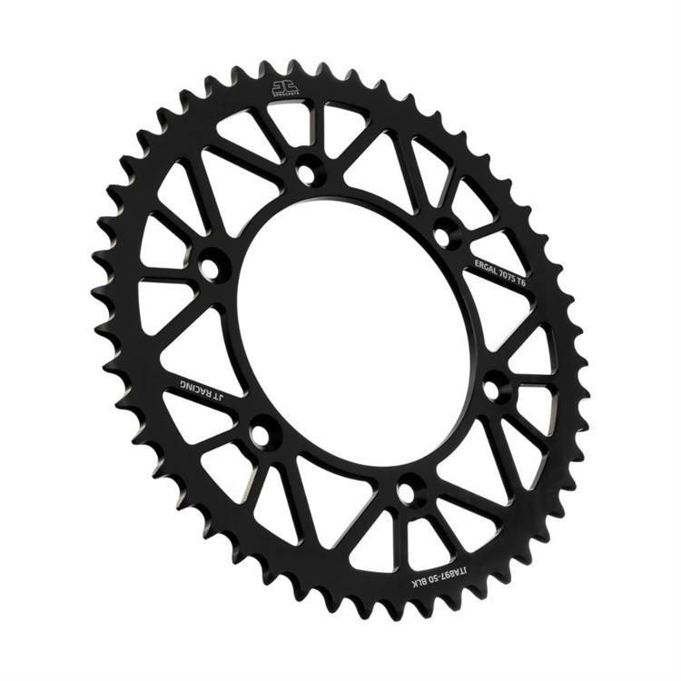 Corona JT ergal KTM 200 EXC (1998-2016) 50 denti Nero