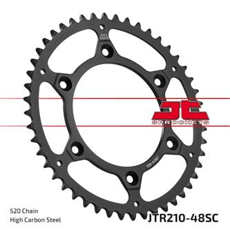 corona jt acciaio honda crf 250 x 2004 2017 48 denti scaricata