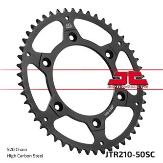 corona jt acciaio honda crf 250 x 2004 2017 50 denti scaricata