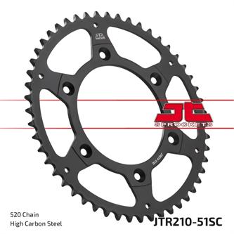 corona jt acciaio honda crf 250 x 2004 2017 51 denti scaricata