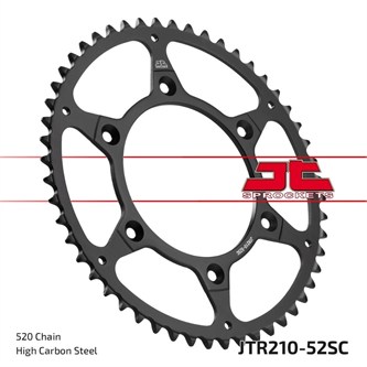 corona jt acciaio beta rr 125 2t 2018 2025 52 denti scaricata