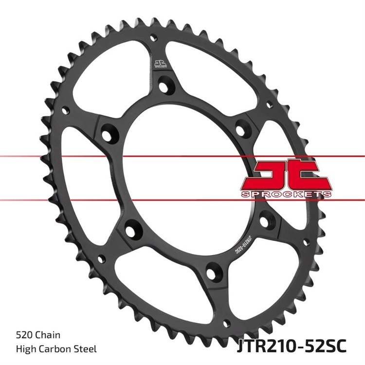 Corona JT acciaio Beta RR 125 2T (2018-2025) 52 denti scaricata