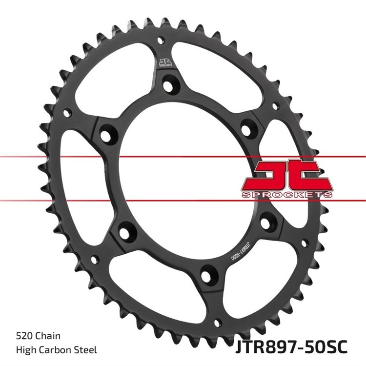 Corona JT acciaio Triumph TF 450 RC (2025) 50 denti scaricata
