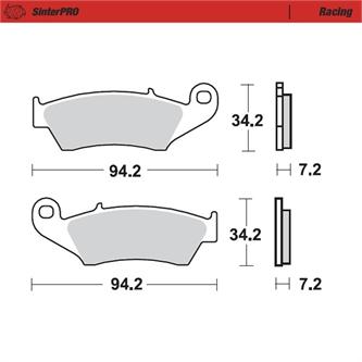 distanziale ducati desmo 450 mx 2025 2026 anteriore 270 mm moto master