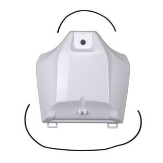 coperchio cassa filtro yamaha yz 250 f 2019 2023 bianco