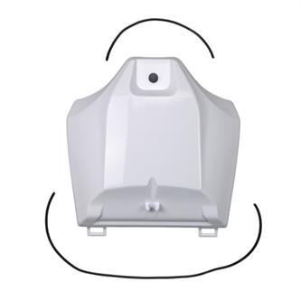 coperchio cassa filtro yamaha wr 250 f 2020 2025 bianco