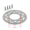Corona acciaio 420 Z41 4 fori Argento in PitBike e MiniGP