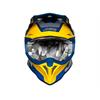 Casco Moto Cross JUST1 J39 REACTOR Giallo Blu - Opaco in Abbigliamento