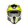 Casco Moto Cross JUST1 J18 PULSAR Giallo Fluo Bianco Nero - Opaco in Abbigliamento