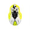 Casco Moto Cross JUST1 J18 PULSAR Giallo Fluo Bianco Nero - Opaco in Abbigliamento