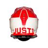 Casco Moto Cross JUST1 J18 PULSAR Rosso Bianco - Opaco in Abbigliamento