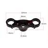 Piastra sterzo superiore 45 mm standard Nero in PitBike e MiniGP