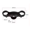 Piastra sterzo inferiore 48 mm standard Nero in PitBike e MiniGP